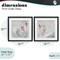 Stupell Industries Classic & Elegant Swans 2pc Framed Print Under Glass Set, design by Elizabeth Medley
